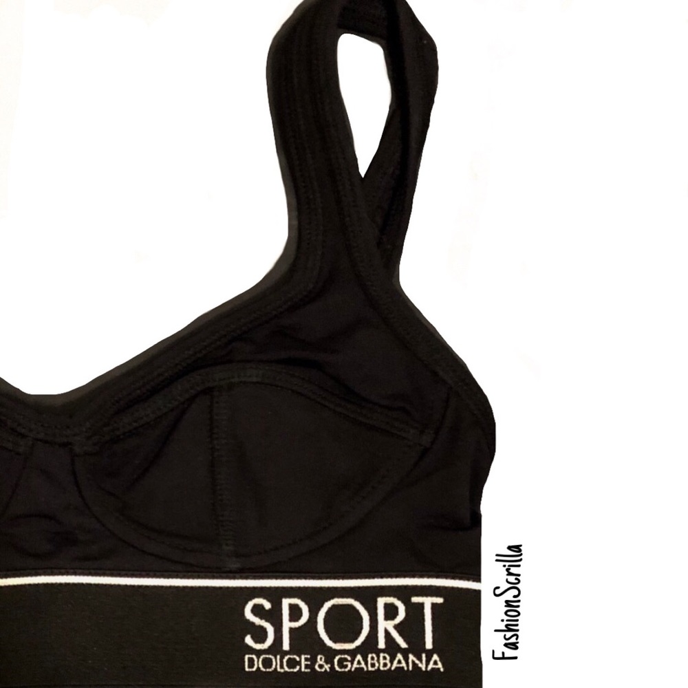 Dolce & Gabbana Vintage Biker Shorts & Corset Bra Matching Sport Set - Picture 6 of 11